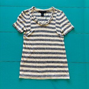Marc by Marc Jacobs XS Braided Neck Women's T-Shirt